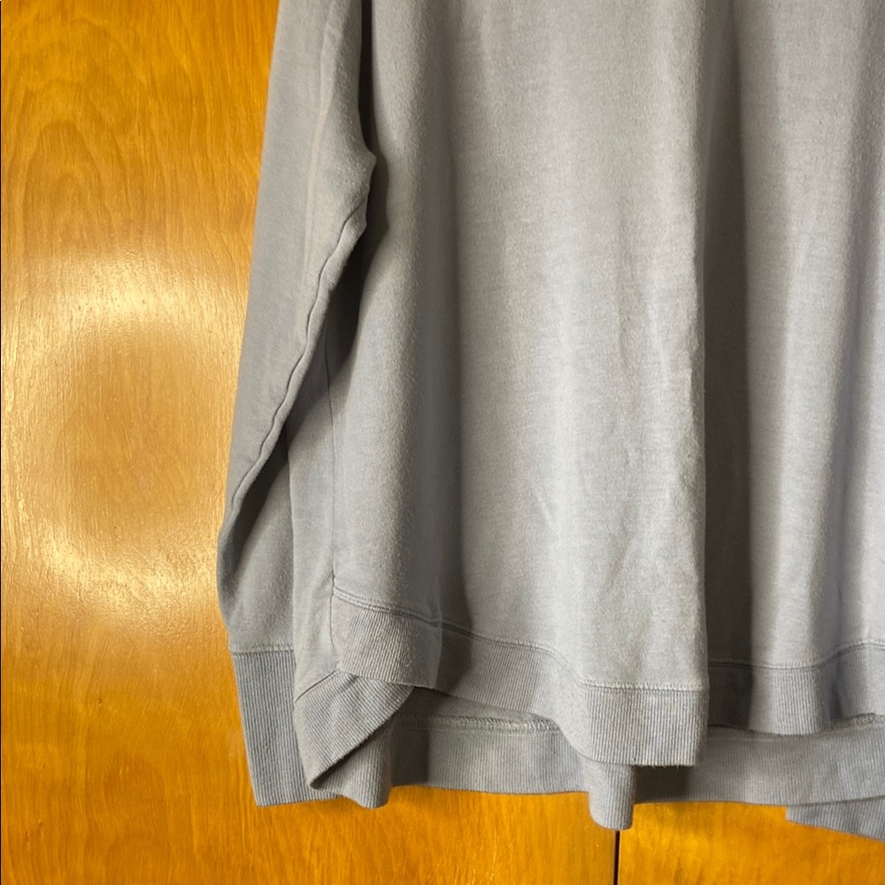 Athleta Coaster Luxe Light Blue Sweatshirt. Size XL - Picture 6 of 10